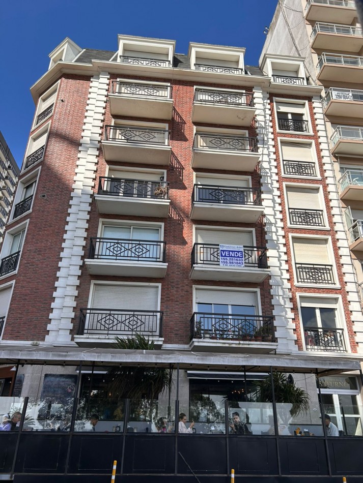 EXCELENTE DEPARTAMENTO DE 3 AMBIENTES CON DEPENDENCIA DE SERVICIO Y COCHERA- ZONA TORREON- VISTA PLENA AL  MAR