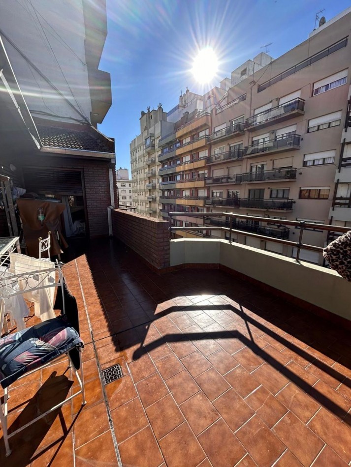 VENTA DEPARTAMENTO DE 1 AMBIENTES CON HERMOSA TERRAZA- 11 DE SEPTIEMBRE 3100- COCHERA MUY COMODA